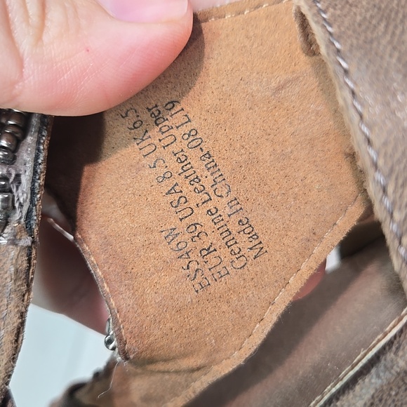 Aetrex Women Brown Beaded Thong Sandals Shoes Sz 39/8.5 - Picture 14 of 14